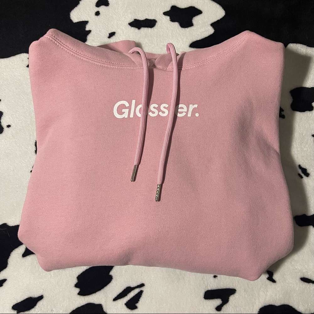 Glossier Original Pink Hoodie
